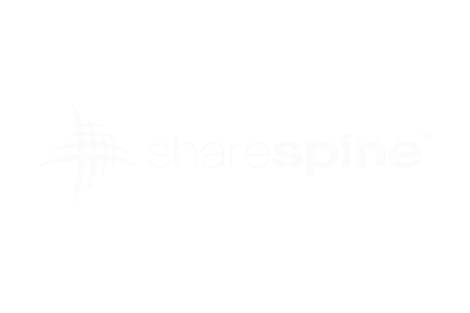 Sharespine Logotyp Vit